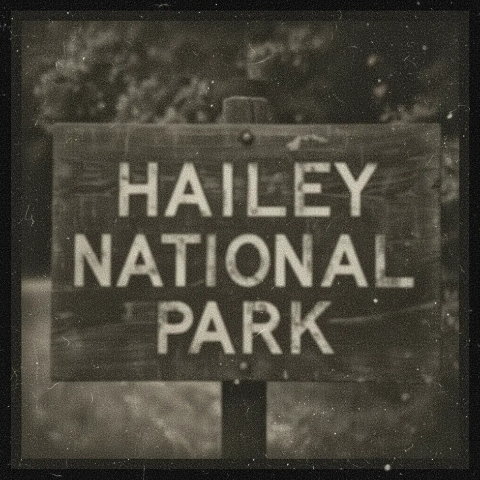 Hailey National Park historical entrance gate from British era