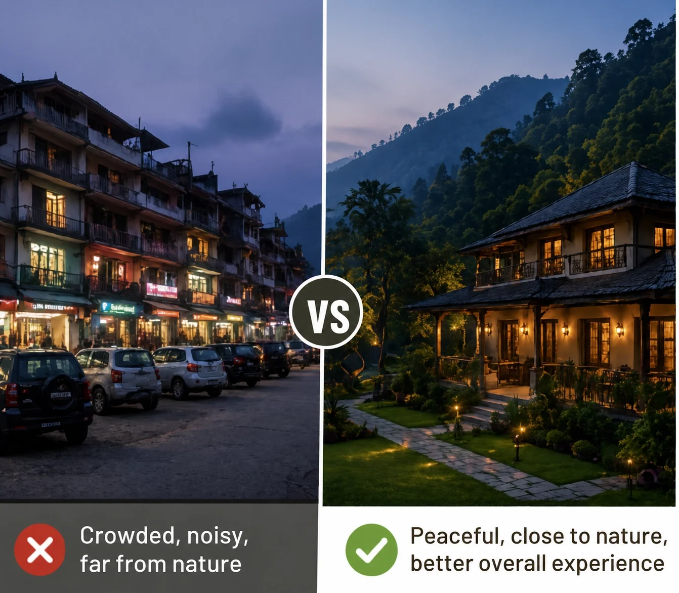 Crowded safari zone in Jim Corbett National Park during peak tourist season