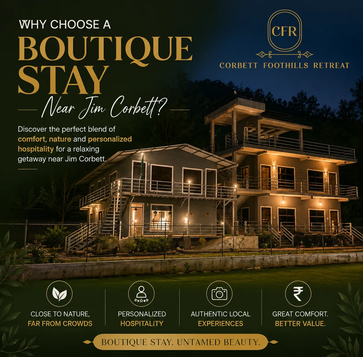 Thumbnail for Why Choose a Boutique Stay Near Jim Corbett?