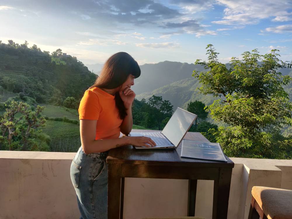 Remote workers seeking a workation in nature